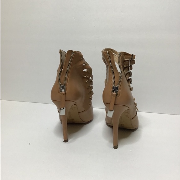 🚨Forever21 tan leather pointed toe ankle booties 7 - Picture 2 of 5